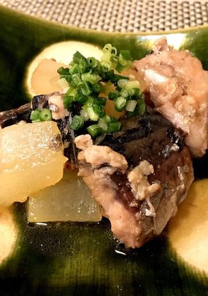 鯖の水煮缶と冬瓜の煮物-レシピのメイン写真