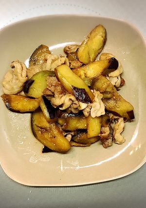なすと豚肉のポン酢炒め-レシピのメイン写真