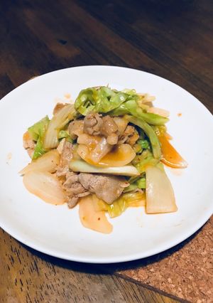 豚肉とキャベツの辛味噌炒め-レシピのメイン写真