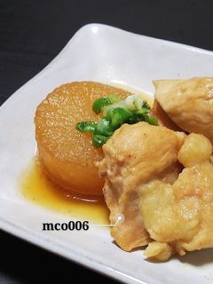 大根と鶏肉の甘煮-レシピのメイン写真