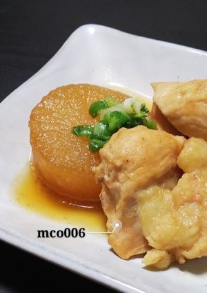 大根と鶏肉の甘煮-レシピのメイン写真