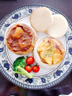 2日目のカレーでマフィンポットカレーパン-レシピのメイン写真
