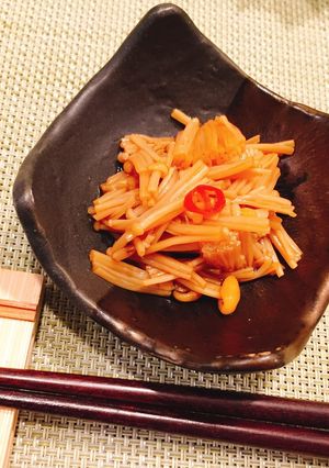 簡単★5分でできるピリ辛なめたけ-レシピのメイン写真
