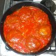 煮込みハンバーグ♪簡単カレー味ソース