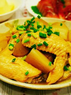 鶏手羽先と大根の煮物-レシピのメイン写真