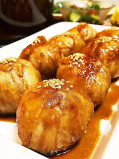 てりてり!肉巻きおにぎり-レシピのメイン写真