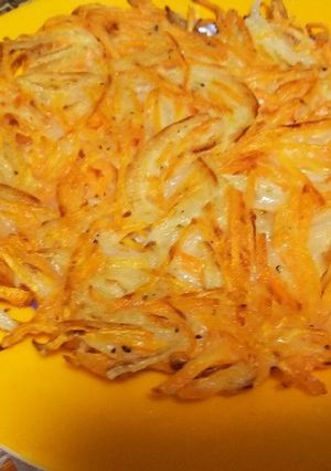 人参嫌いも食べる☆人参たまねぎ焼き-レシピのメイン写真