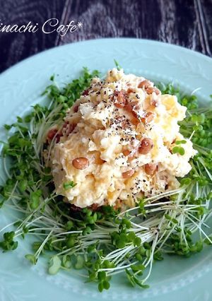 やみつき❤️納豆ポテトサラダ-レシピのメイン写真