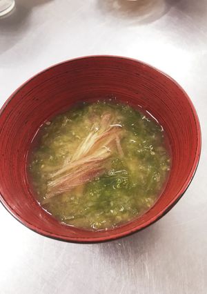 香り豊かなあおさ味噌汁-レシピのメイン写真