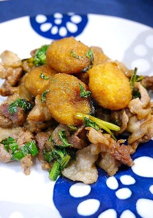 簡単！コロッケのまんま肉炒め-レシピのメイン写真