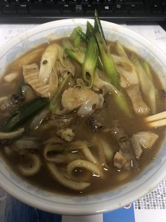 お手軽ほるもんかれーうどん-レシピのメイン写真