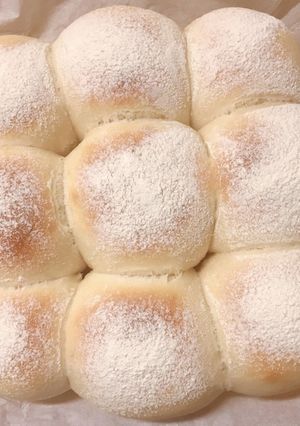 豆腐でヘルシー!もっちり手ごねちぎりパン-レシピのメイン写真