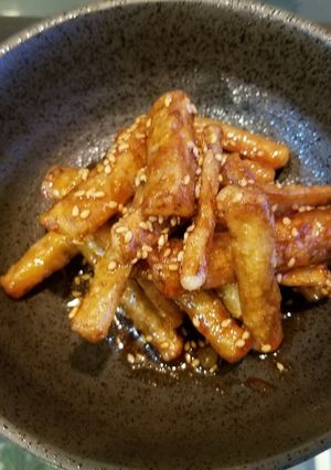 美味しい！甘辛ゴボウ！-レシピのメイン写真
