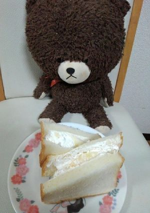 洋梨のクリームサンド-レシピのメイン写真