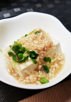 湯豆腐のそぼろあんかけ-レシピのメイン写真