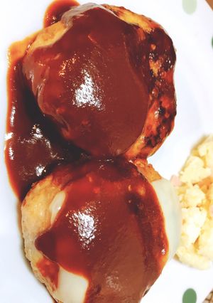 肉汁いっぱい簡単デミグラスハンバーグ-レシピのメイン写真