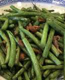 お家で中華・インゲン豆の炒めもの