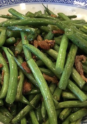お家で中華・インゲン豆の炒めもの-レシピのメイン写真