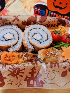 さっぱり鶏チャでクルクルいなり弁当-レシピのメイン写真