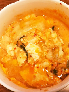 簡単♪ レンジで豆腐チゲ-レシピのメイン写真