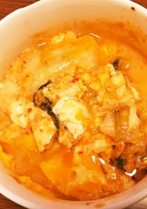 簡単♪ レンジで豆腐チゲ-レシピのメイン写真