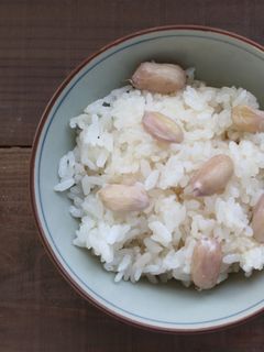ピーナッツの炊き込みごはん-レシピのメイン写真