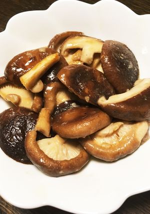生椎茸のバター炒め 塩麹入り-レシピのメイン写真