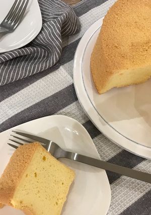 さっとおもてなし♪プレーンシフォンケーキ-レシピのメイン写真