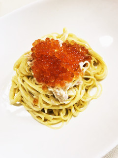 簡単!いくらとツナの和風クリームパスタ-レシピのメイン写真