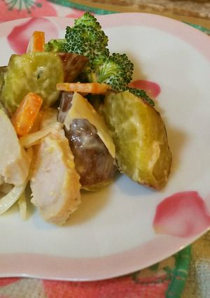 焼き芋でポテトサラダ-レシピのメイン写真