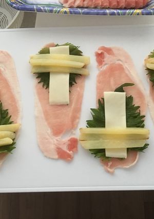 豚ロース紫蘇チーズじゃがいも巻き-レシピのメイン写真