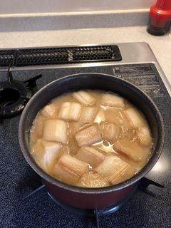 ジャガイモ・玉ねぎ・麩の味噌汁-レシピのメイン写真