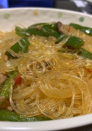 豚挽肉の麻婆春雨-レシピのメイン写真