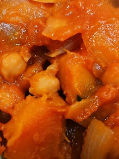 かぼちゃとひよこ豆のトマトジュース煮込み-レシピのメイン写真