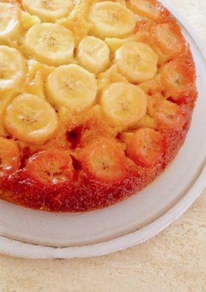 バナナのタタン風ケーキ♪-レシピのメイン写真