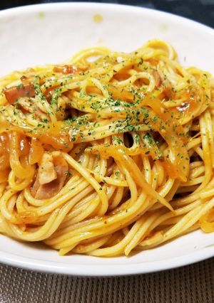ベーコンと玉ねぎのナポリタン-レシピのメイン写真