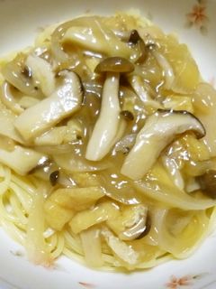 めんつゆと昆布茶で♪きのこの和風パスタ♪-レシピのメイン写真