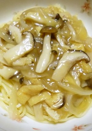 めんつゆと昆布茶で♪きのこの和風パスタ♪-レシピのメイン写真