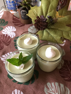 抹茶とホワイトチョコのムース-レシピのメイン写真