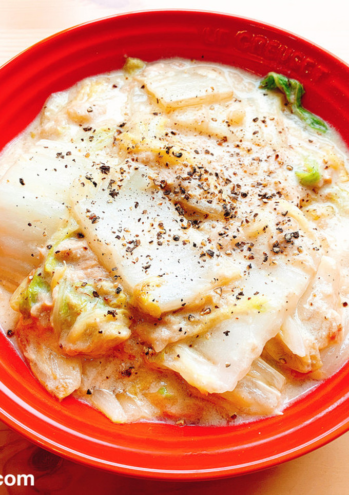とろとろ！白菜とツナの豆乳煮-レシピのメイン写真