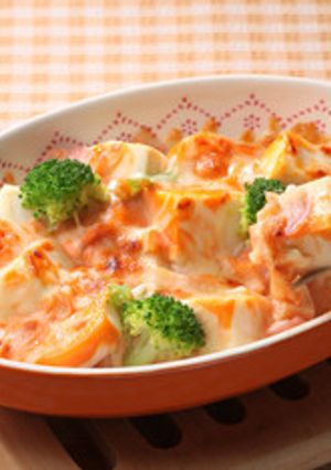 絹ごし豆腐で作る!あったかグラタン-レシピのメイン写真