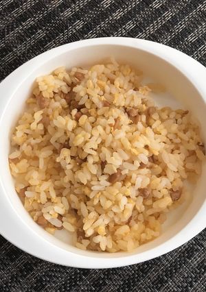 ベタベタしない！スピード納豆チャーハン❤-レシピのメイン写真