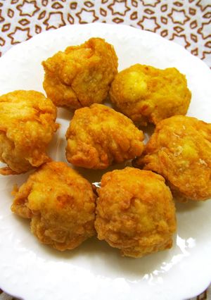 ▲元気でます♪大和芋と豆腐のほちゃ揚げ▲-レシピのメイン写真