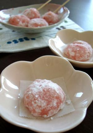 ＊簡単美味＊カルピス苺もち-レシピのメイン写真