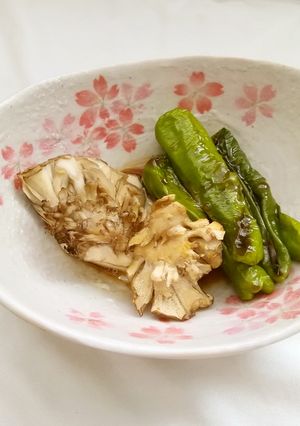舞茸と獅子唐の焼き浸し-レシピのメイン写真