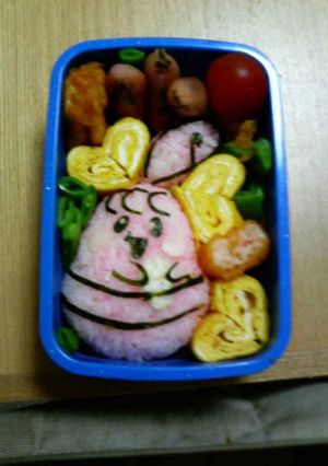 ピンプク弁当　（ポケモンキャラ弁）-レシピのメイン写真