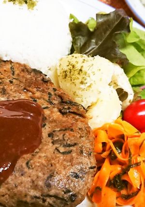 ミネラル豊富なハンバーグ・ＢＢＱソース-レシピのメイン写真