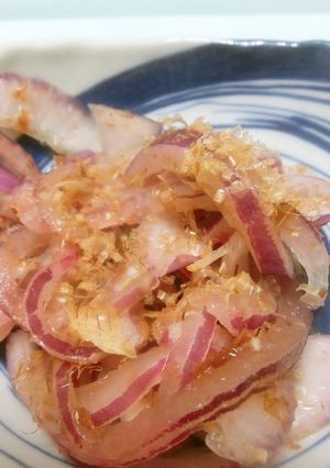 柚子かつお風味　玉ねぎ（紫色）サラダ-レシピのメイン写真