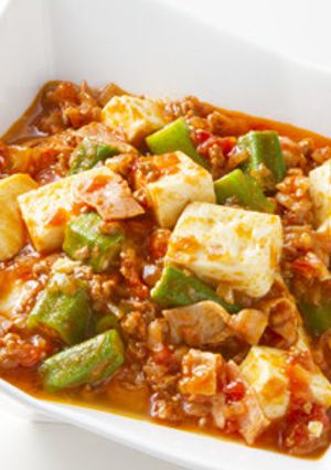 絹ごし豆腐で作る！豆腐オクラミートソース-レシピのメイン写真