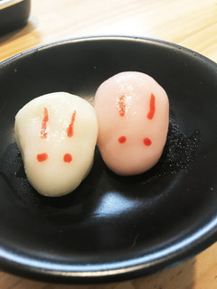 さつまいも餡入りうさぎだんご-レシピのメイン写真